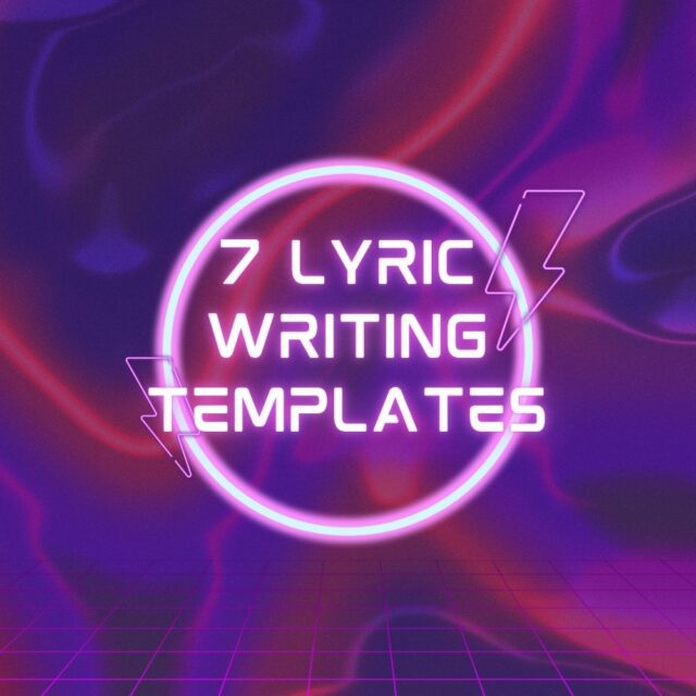 7 Lyric Writing Templates - Emma Diva — Session Vocalist & Vocal Packs