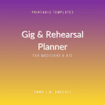 Gig Rehearsal Planner