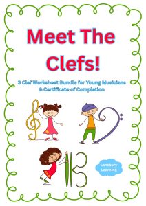 Meet Alto Bass Treble Clef Music Theory Printables Bundle